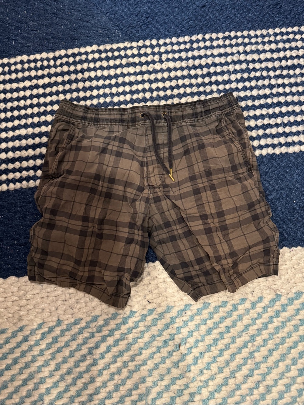 Plaid Jogger Short